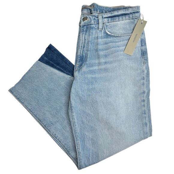 New Women’s Hudson Barbara High-Rise Bootcut Crop Jean Size 33 - Picture 2 of 12